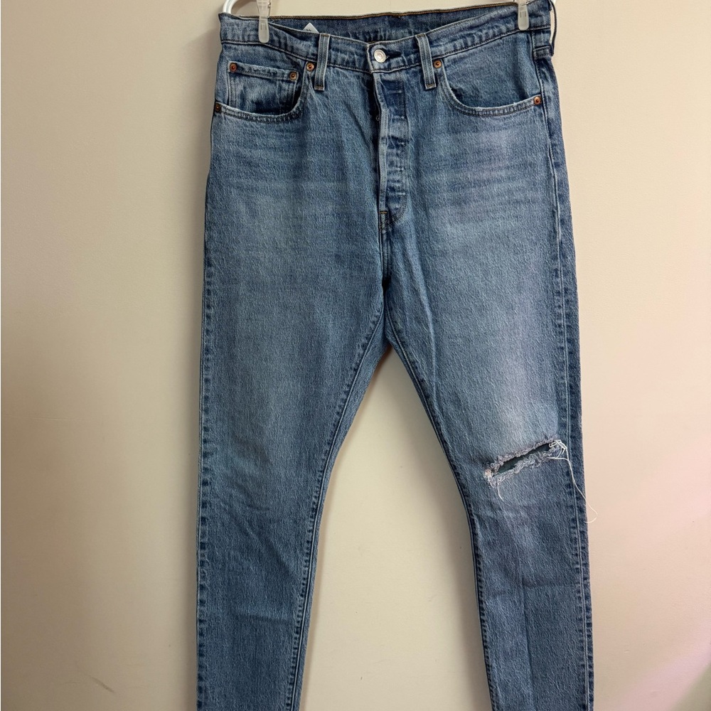 Levi's Light Blue Women's Skinny Jeans 501S